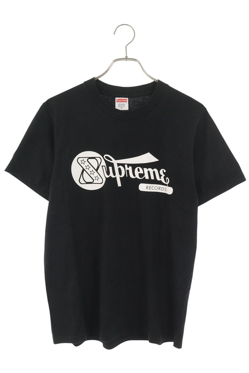 SUPREME Record Print T-Shirt Black Size S