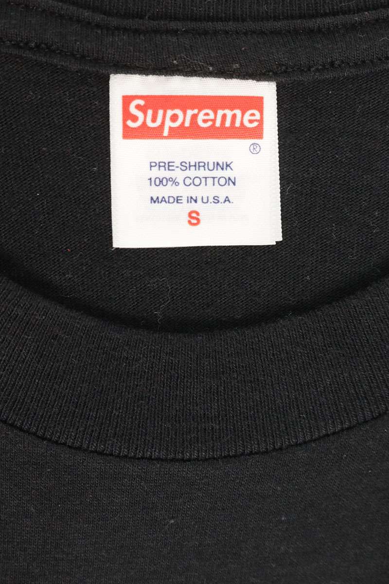 SUPREME Record Print T-Shirt Black Size S