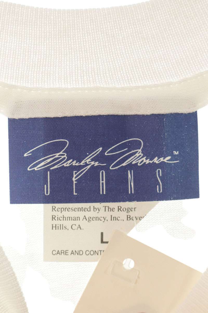 VINTAGE Marilyn Monroe USPS Graphic T-Shirt White Size L