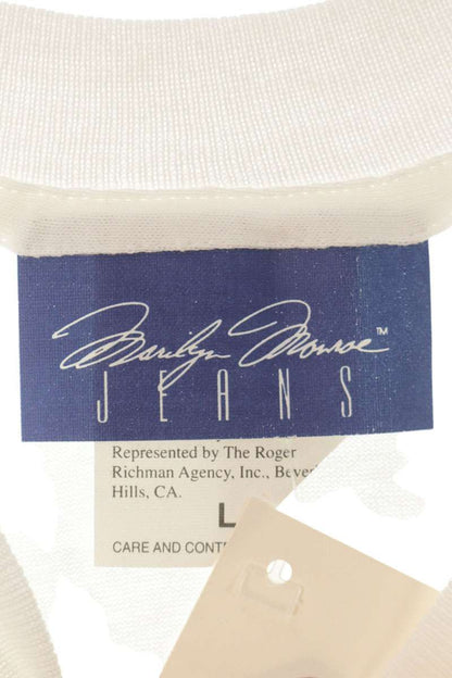 VINTAGE Marilyn Monroe USPS Graphic T-Shirt White Size L