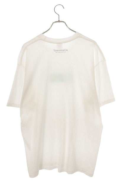 SUPREME x Tiffany Box Logo Tee White/Blue Size XL