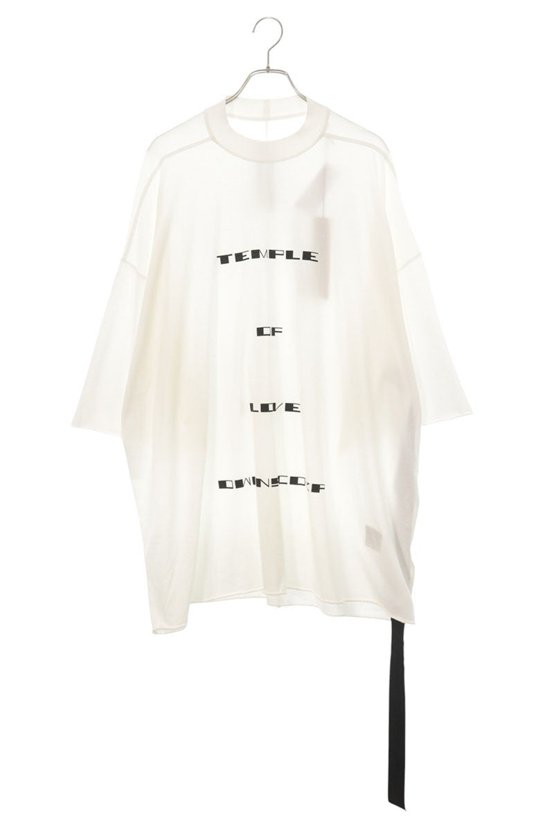 DRKSHDW 26SS Message Print Tommy Tee White/Black Size UNI
