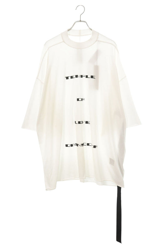 DRKSHDW 26SS Message Print Tommy Tee White/Black Size UNI
