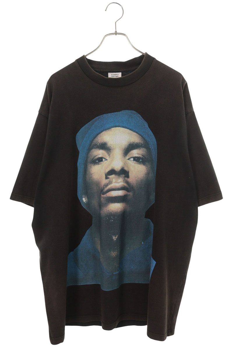VETEMENTS 16AW Black Artist Photo Print T-Shirt Size M