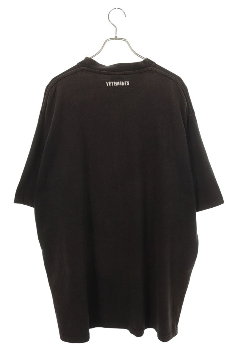 VETEMENTS 16AW Black Artist Photo Print T-Shirt Size M
