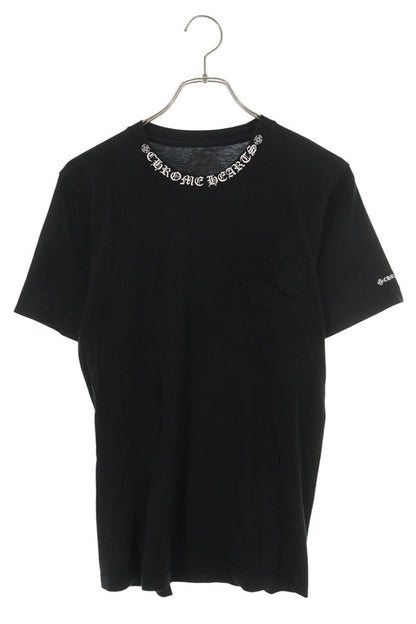 Chrome Hearts Neck Logo Print Tee Black Size S