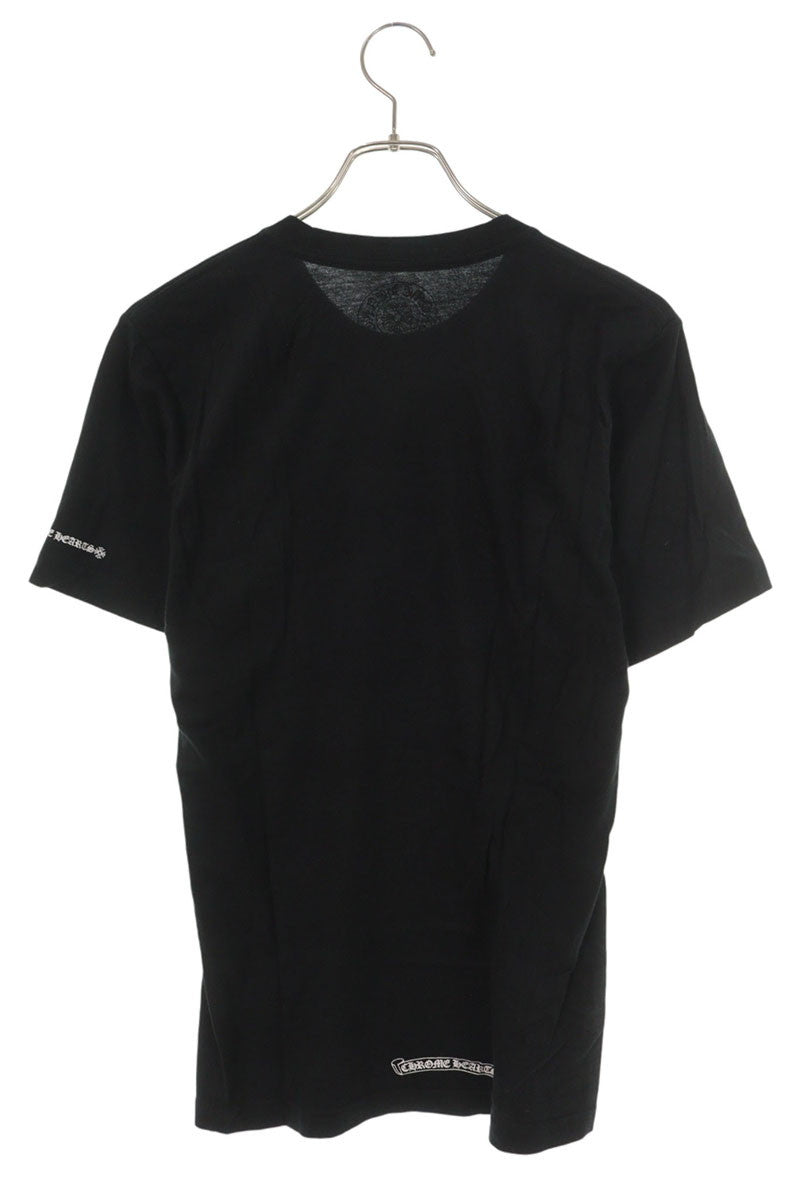 Chrome Hearts Neck Logo Print Tee Black Size S