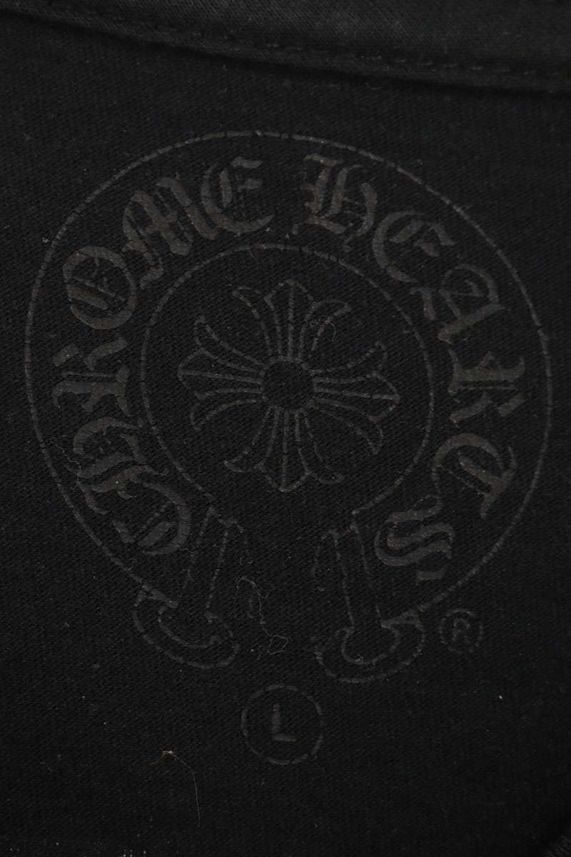 Chrome Hearts CH Plus Back Print Tee Black/White Size L