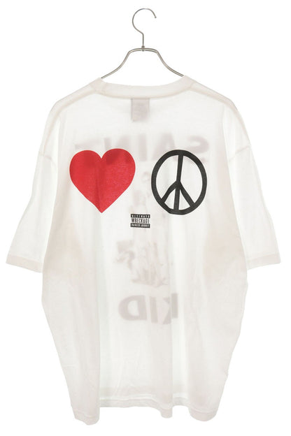 SAINT MICHAEL 23AW The Kid LAROI Print Tee White Size XL