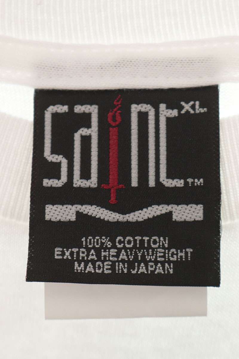 SAINT MICHAEL 23AW The Kid LAROI Print Tee White Size XL