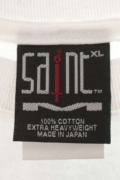 SAINT MICHAEL 23AW The Kid LAROI Print Tee White Size XL