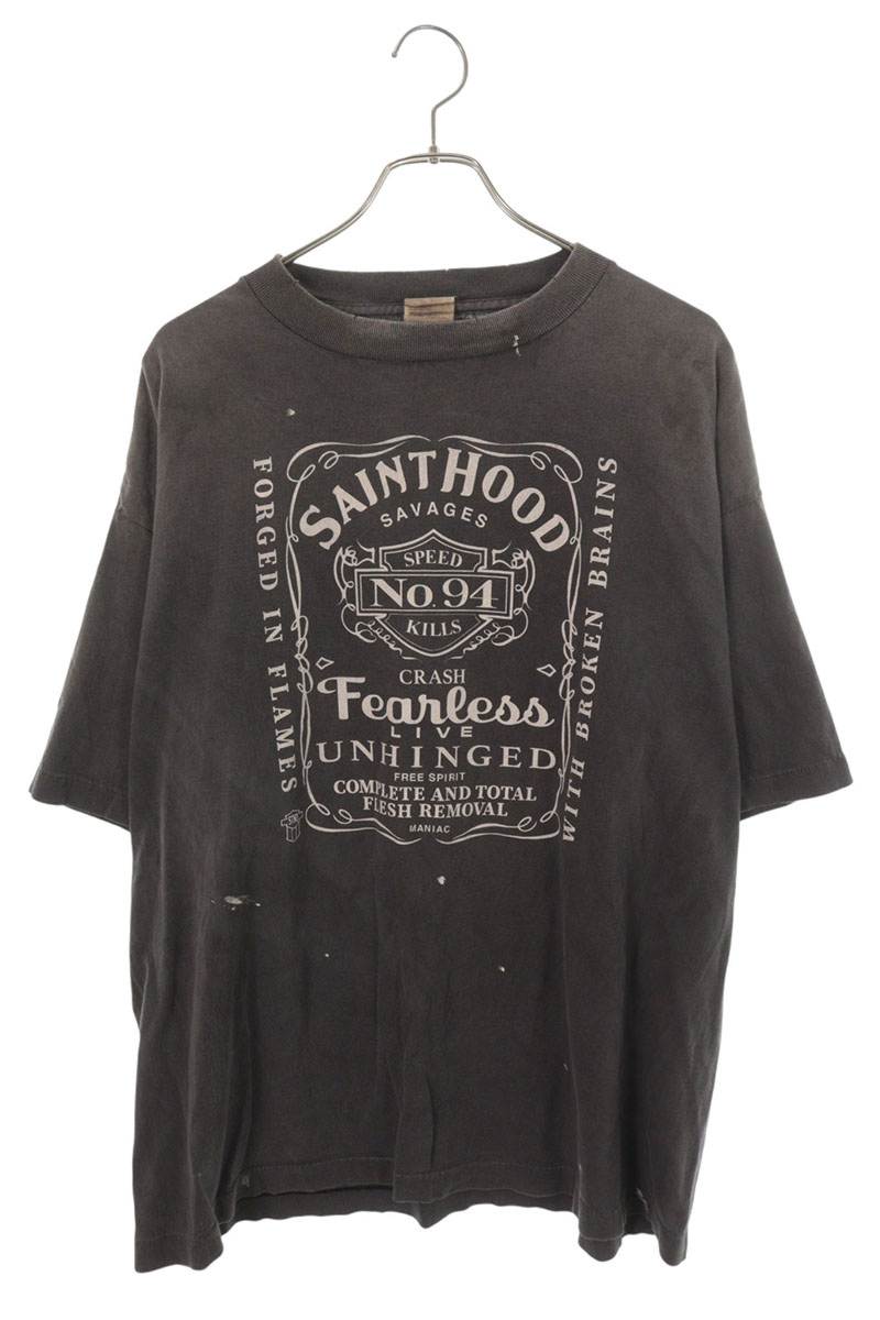 SAINT MICHAEL x NEIGHBORHOOD 25SS Tee Gray Size XL