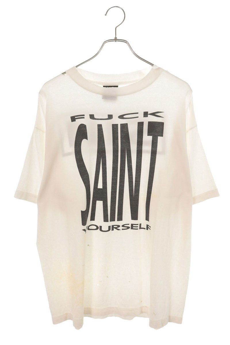 SAINT MICHAEL 25SS Vintage SAINT T-Shirt White Size M