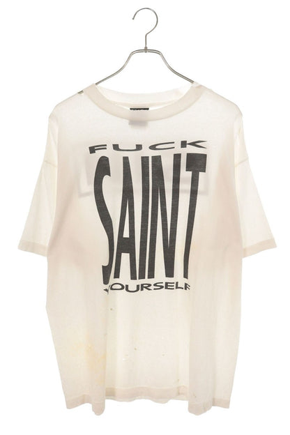 SAINT MICHAEL 25SS Vintage SAINT T-Shirt White Size M