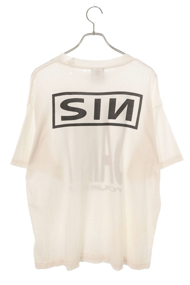 SAINT MICHAEL 25SS Vintage SAINT T-Shirt White Size M
