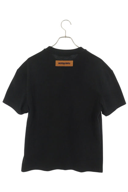 LOUISVUITTON 24SS Front Logo Pearl T-Shirt Black Size XS