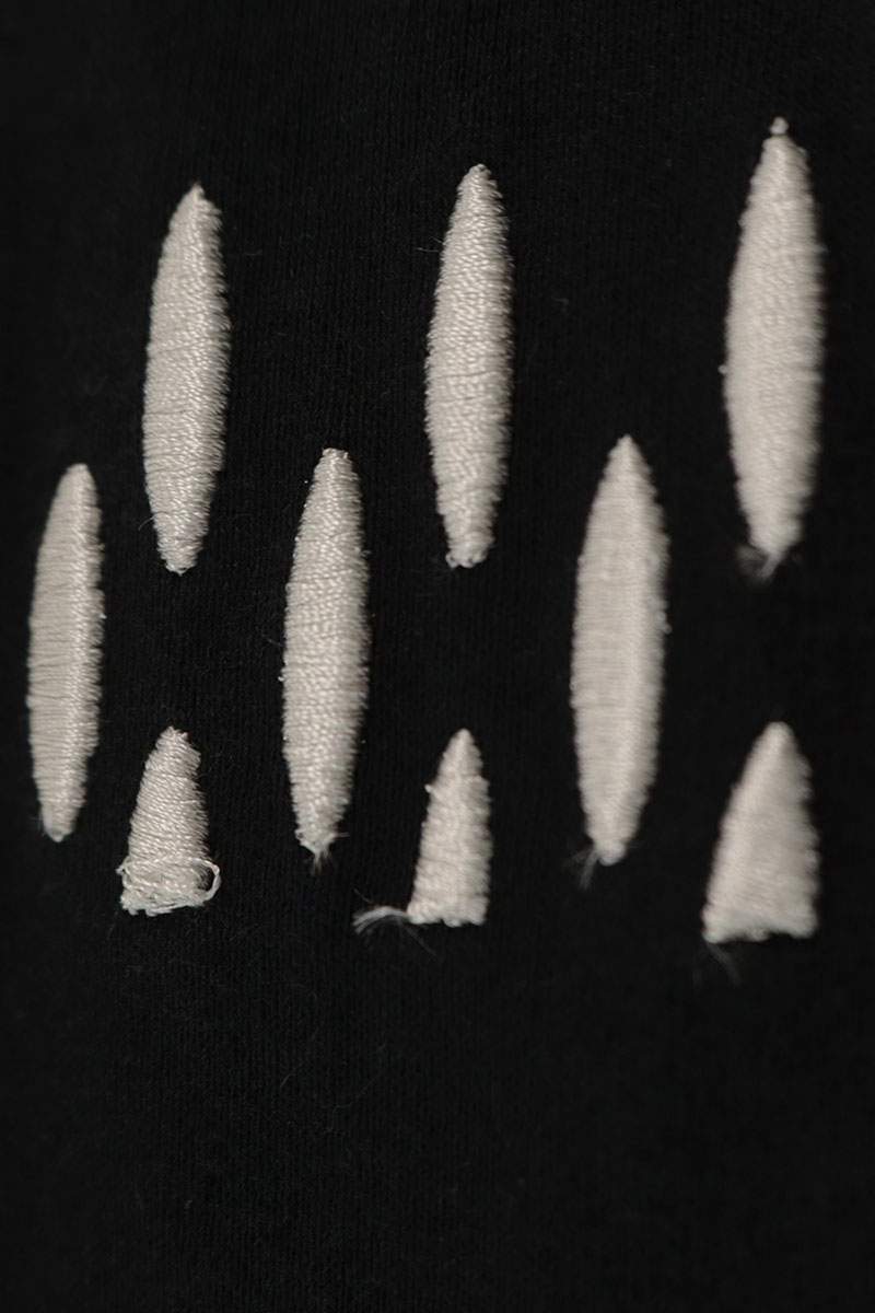 LOUISVUITTON 24SS Front Logo Pearl T-Shirt Black Size XS