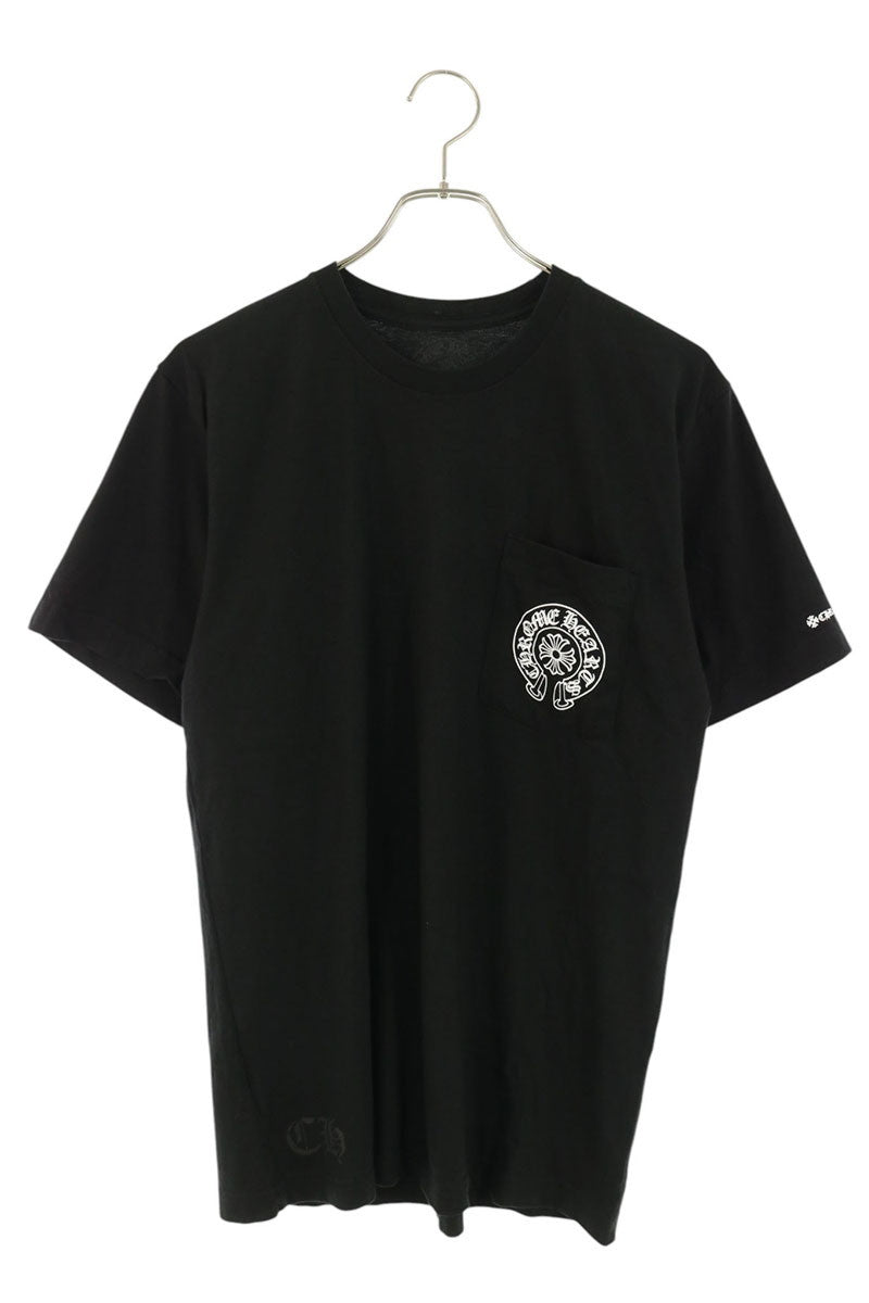 Chrome Hearts Black White Horseshoe Print T-Shirt Size M