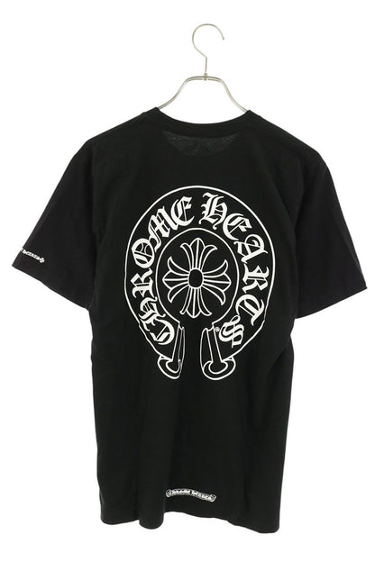 Chrome Hearts Black White Horseshoe Print T-Shirt Size M