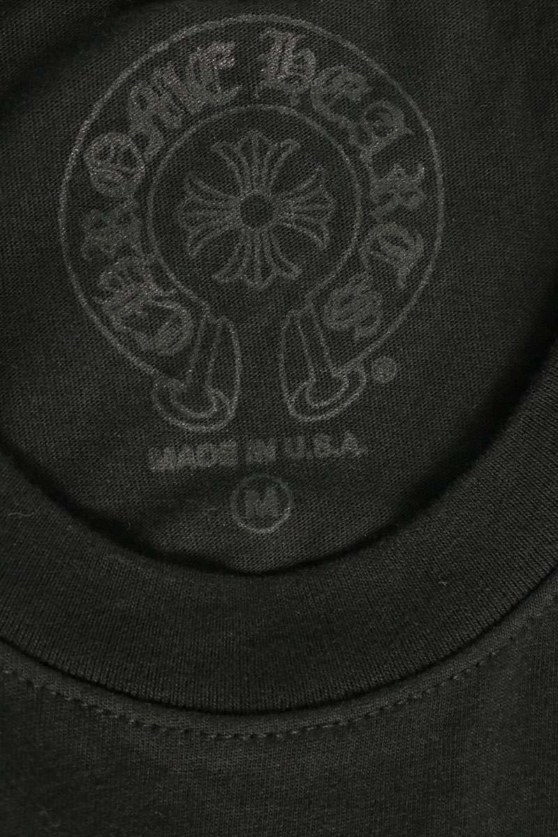 Chrome Hearts Black White Horseshoe Print T-Shirt Size M