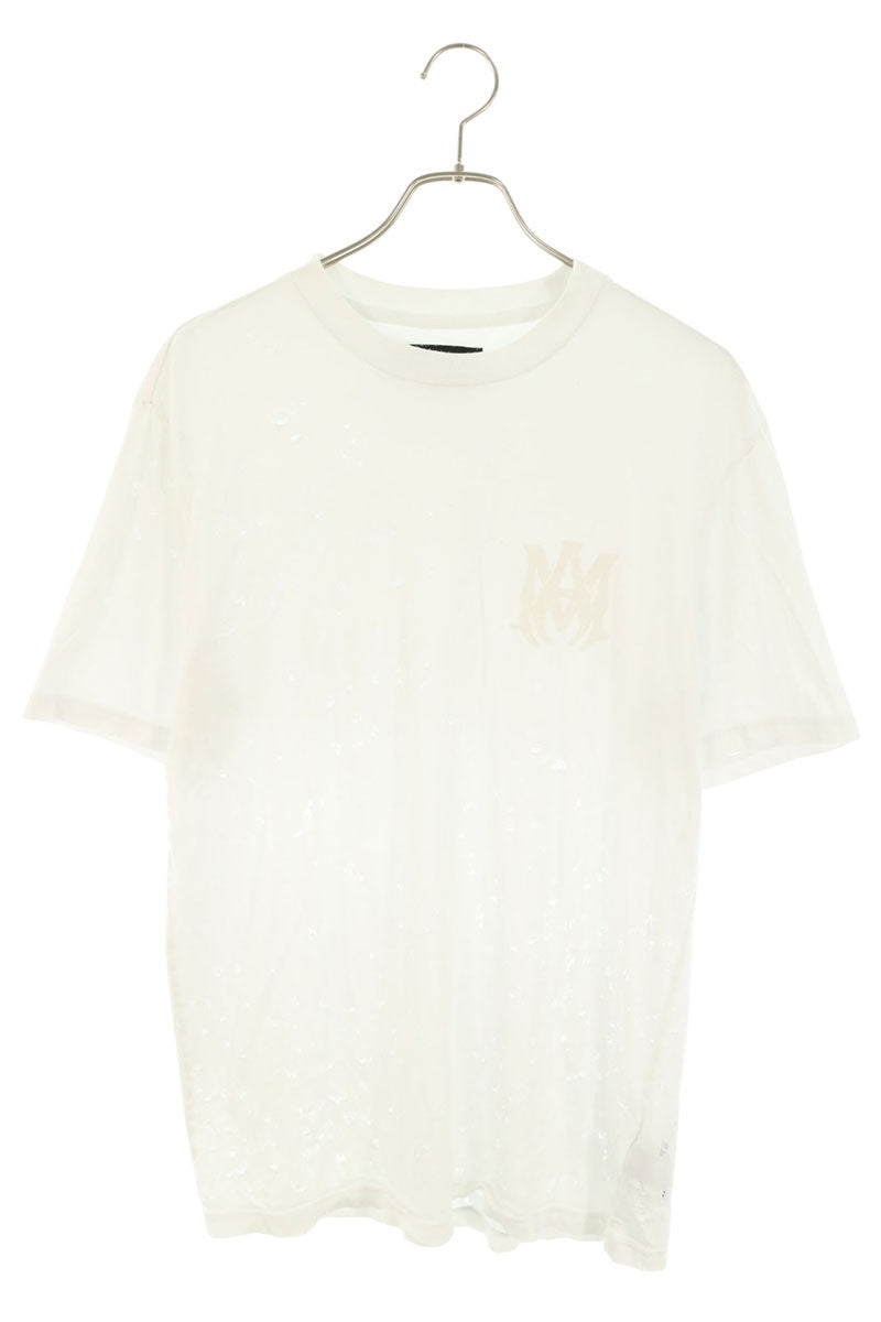 AMIRI Logo Print Shotgun T-Shirt White Size S