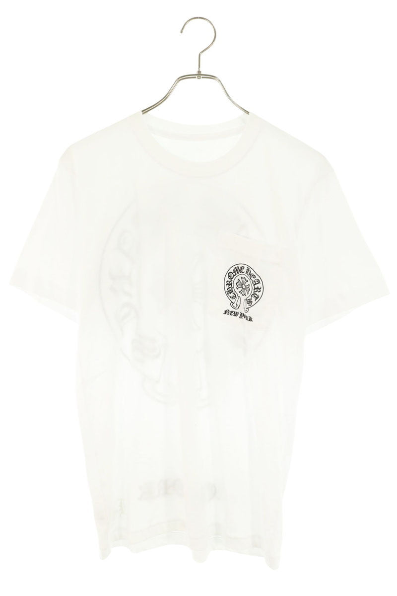 Chrome Hearts NY Limited Back Horseshoe T-Shirt White Size S