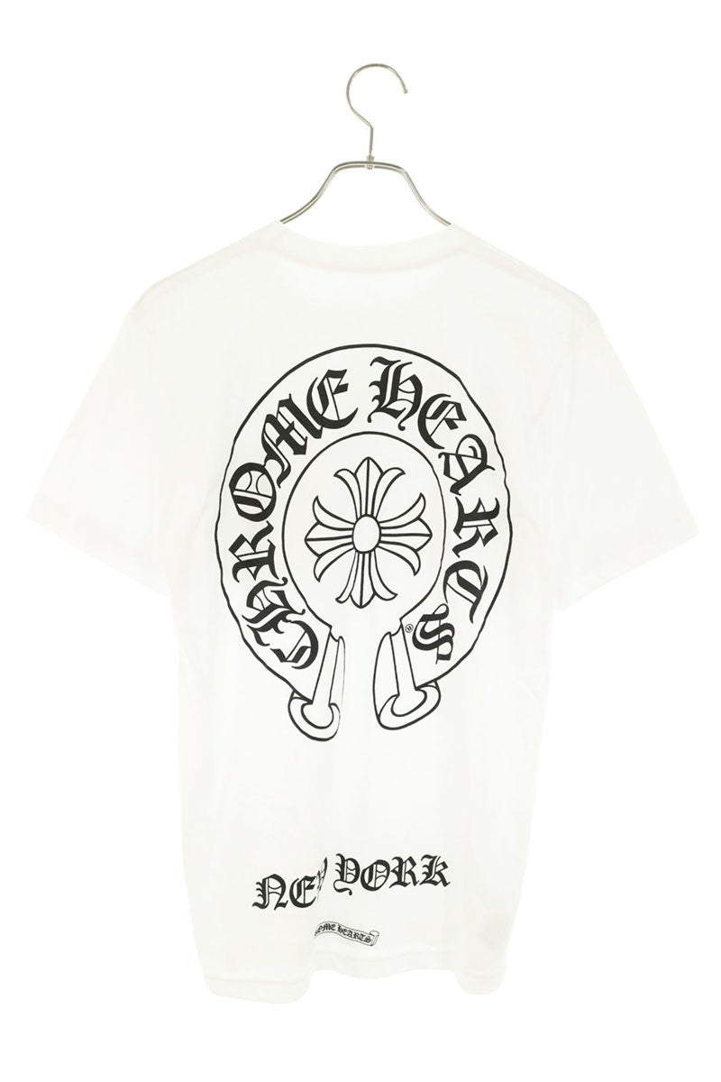 Chrome Hearts NY Limited Back Horseshoe T-Shirt White Size S