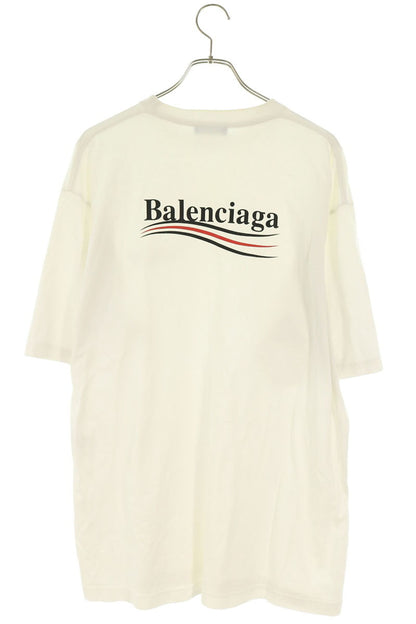 BALENCIAGA Campaign Logo Print T-Shirt White Size S
