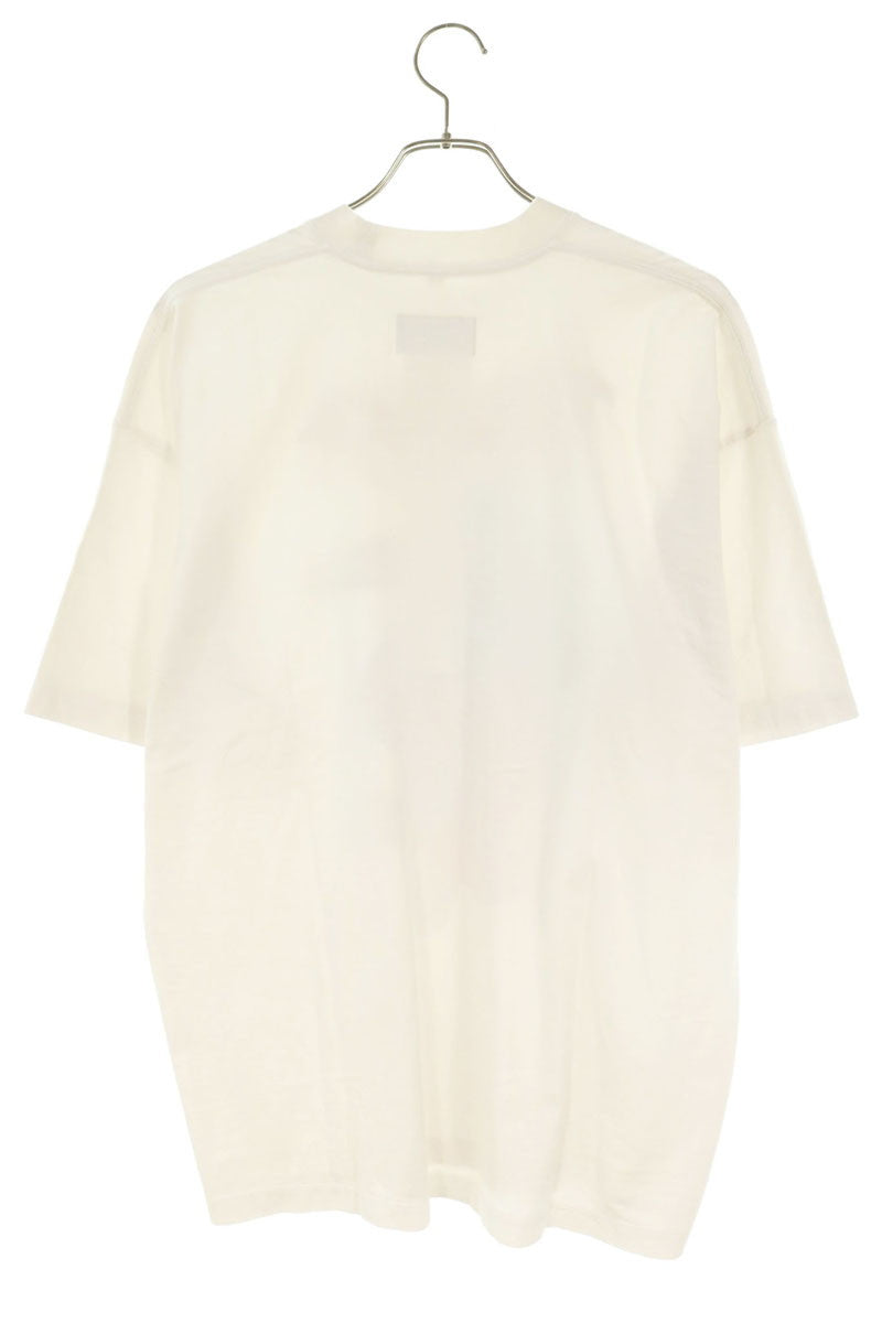 doublet 25SS Front Print T-Shirt White Size L