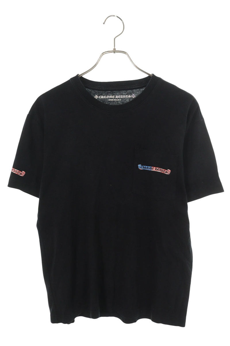 Chrome Hearts PPO US SCRL American Flag T-Shirt Black Size M