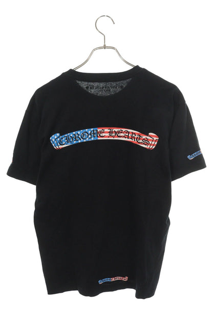 Chrome Hearts PPO US SCRL American Flag T-Shirt Black Size M
