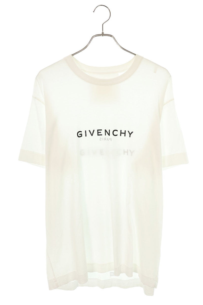 GIVENCHY Reverse Logo T-Shirt White Size S