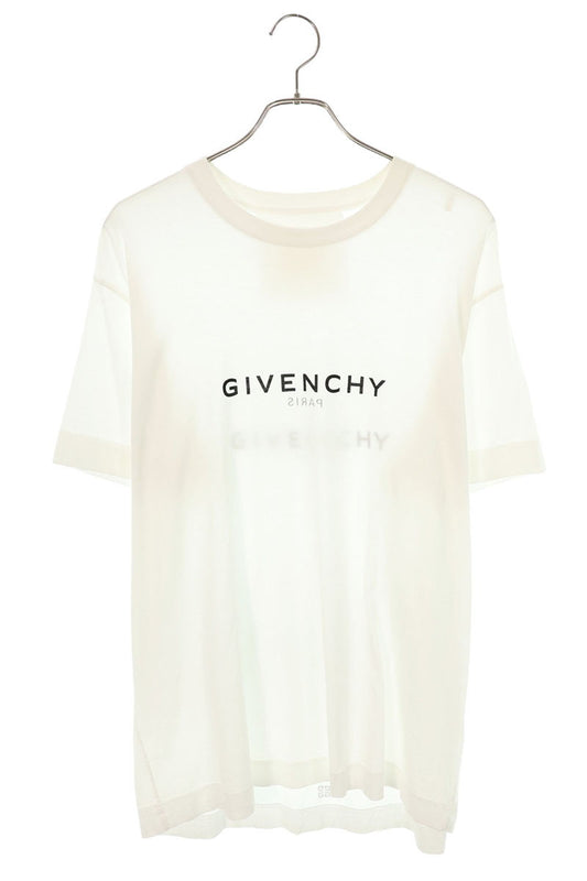 GIVENCHY Reverse Logo T-Shirt White Size S