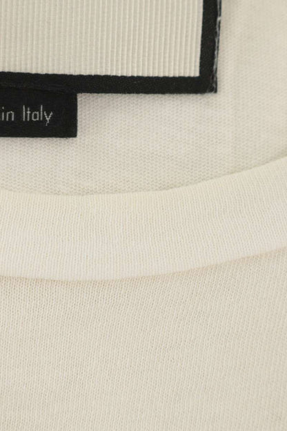 GUCCI Emblem Logo T-Shirt White Size XS