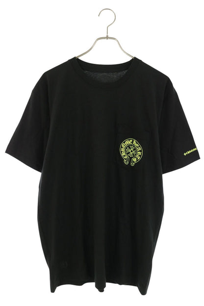 Chrome Hearts Horseshoe Tee Black Yellow T-Shirt Size L