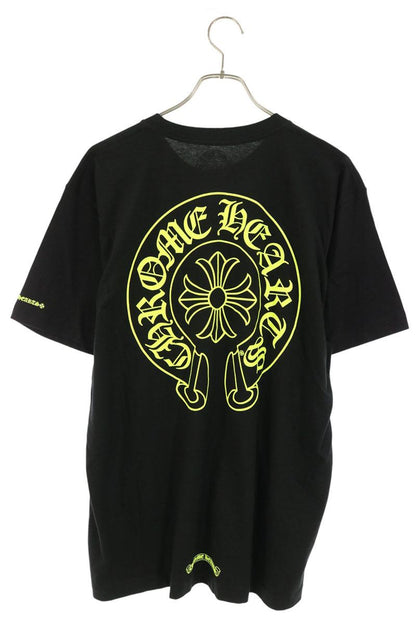 Chrome Hearts Horseshoe Tee Black Yellow T-Shirt Size L