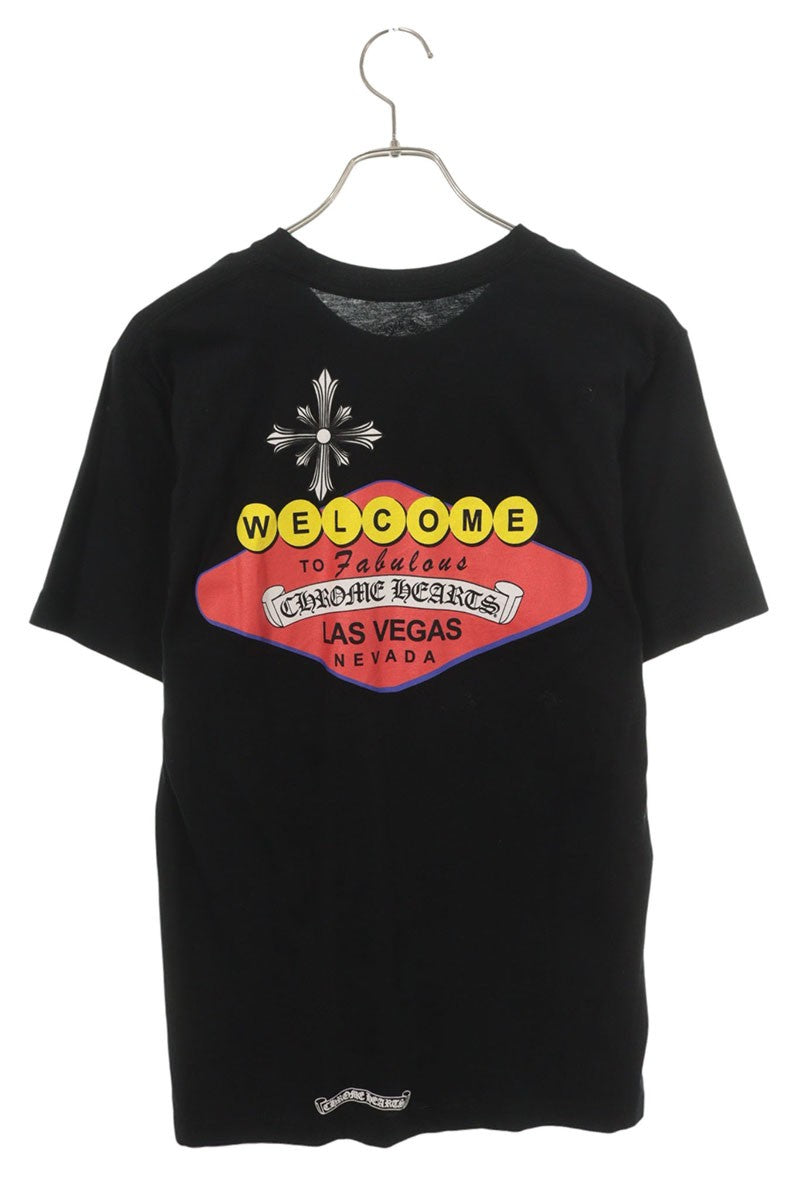 Chrome Hearts Las Vegas Limited Print Black Red T-Shirt Size M