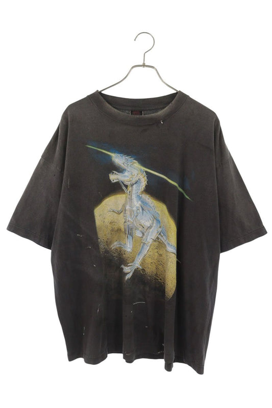 SAINT MICHAEL Rex Print Vintage T-Shirt Size XL