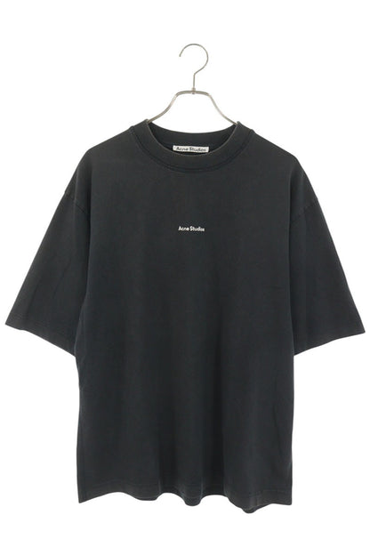 ACNE STUDIOS Logo Stamp Print T-Shirt Black Size S