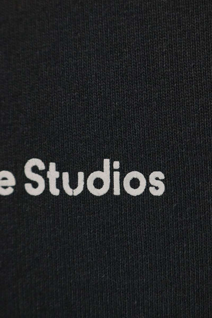 ACNE STUDIOS Logo Stamp Print T-Shirt Black Size S