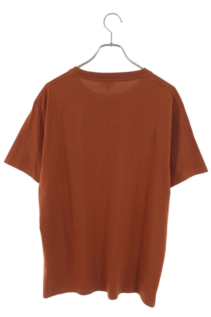 LOEWE Anagram Logo Embroidered T-Shirt Orange Size L
