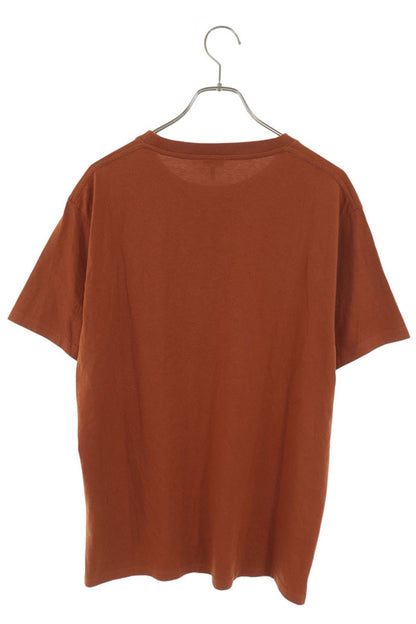 LOEWE Anagram Logo Embroidered T-Shirt Orange Size L