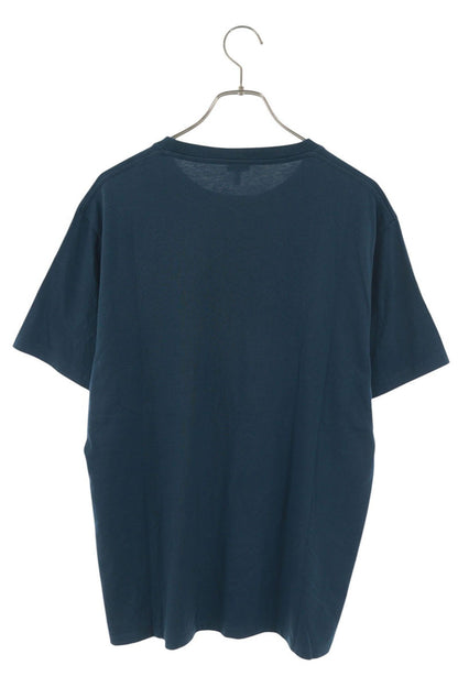 LOEWE Anagram Logo Embroidered T-Shirt Navy Size L