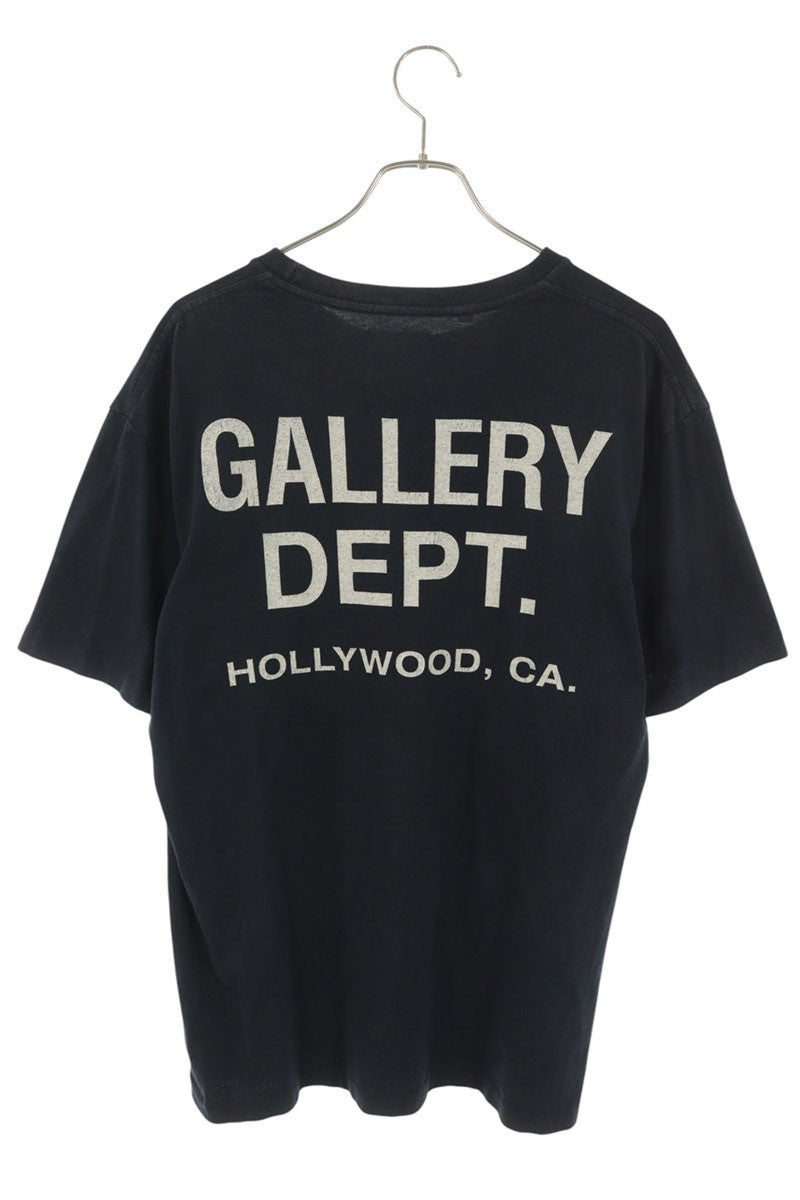 GALLERY DEPT Logo Print T-Shirt Black Size M