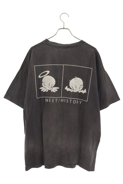 SAINT MICHAEL HOLY Print Vintage Tee Gray Size XXL