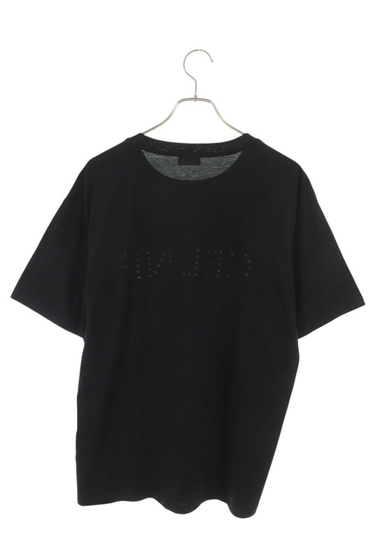 CELINE Loose Fit Logo Studded T-Shirt Black Size M