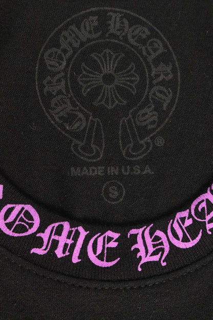 Chrome Hearts Neck Print T-Shirt Black/Purple Size S