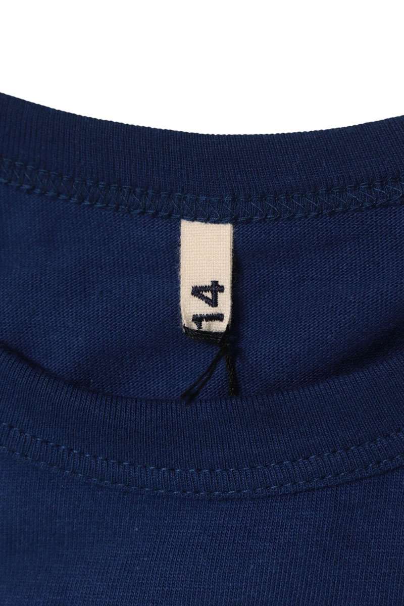 KHOKI 26SS Back Print T-Shirt Navy Size 3