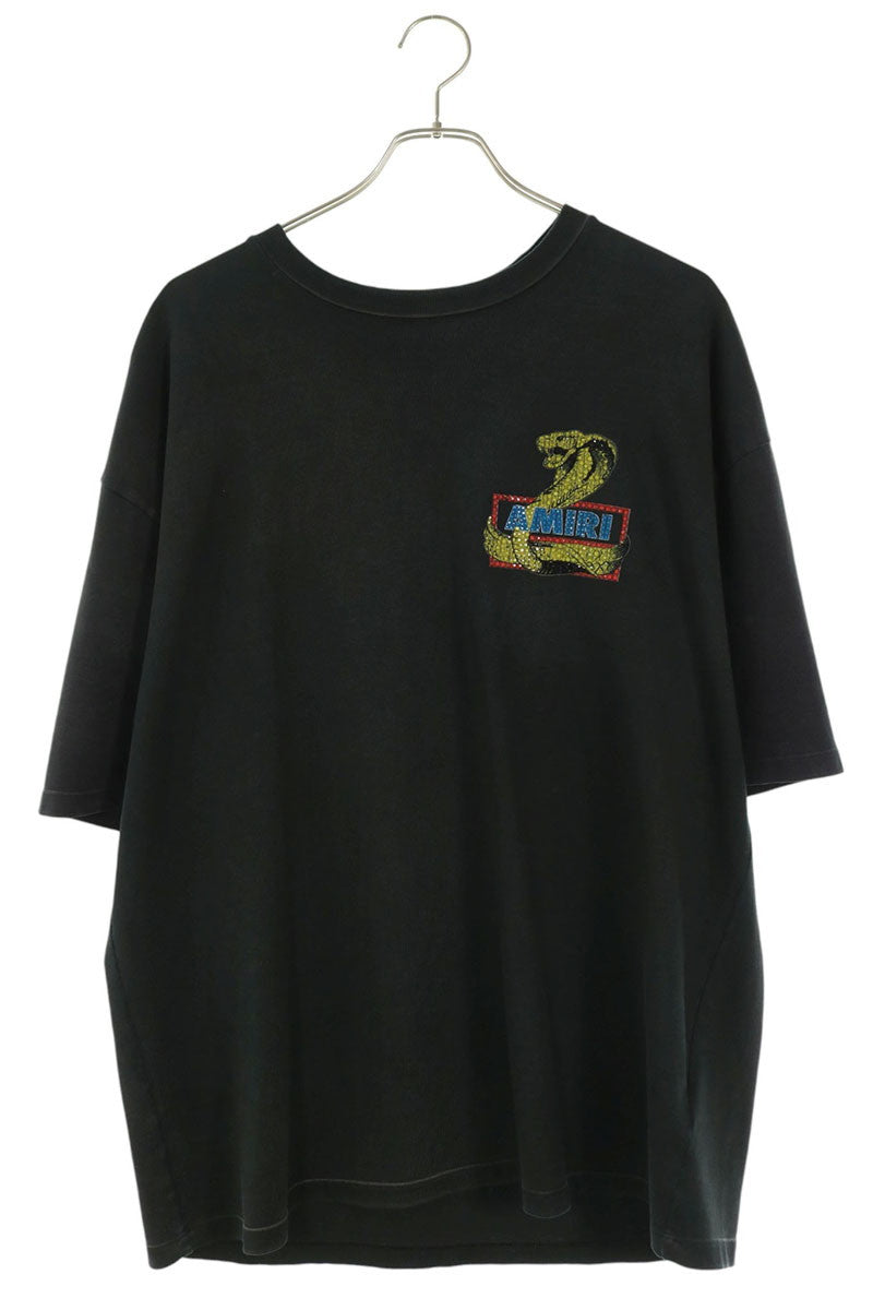 AMIRI 25AW Cobra Print Stone Embellished T-Shirt Size M