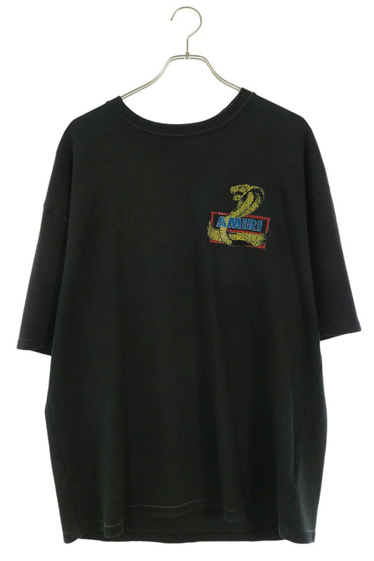 AMIRI 25AW Cobra Print Stone Embellished T-Shirt Size M